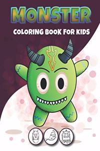 Monster Coloring Book For Kids