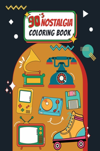 90's Nostalgia Coloring Book