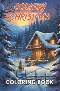 Country Christmas Coloring Book