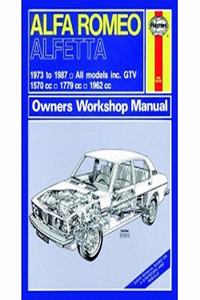 Alfa Romea Alfetta All Models Owners Workshop Manual