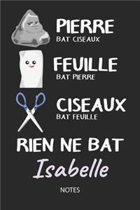 Rien ne bat Isabelle - Notes