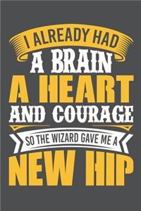 I Already Had A Brain A Heart And Courage So The Wizard Gave Me A New Hip