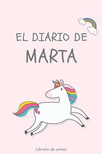 El Diario de Marta Libreta de Notas