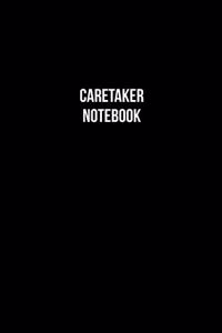 Caretaker Notebook - Caretaker Diary - Caretaker Journal - Gift for Caretaker