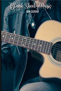 Blank Sheet Music For Guitar