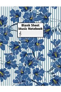 Blank Sheet Music Notebook