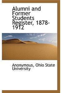 Alumni and Former Students Register, 1878-1912