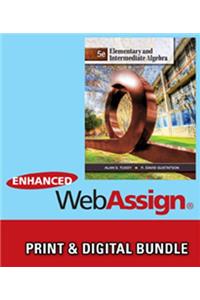 Bundle: Elementary and Intermediate Algebra, 5th + Webassign Printed Access Card for Tussy/Gustafson's Elementary and Intermediate Algebra, 5th Edition, Single-Term