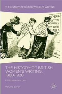 History of British Women's Writing, 1880-1920