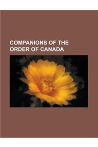 Companions of the Order of Canada