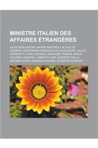 Ministre Italien Des Affaires Etrangeres