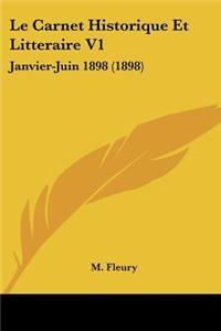 Carnet Historique Et Litteraire V1