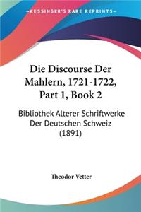 Die Discourse Der Mahlern, 1721-1722, Part 1, Book 2