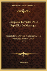 Codigo De Formulas De La Republica De Nicaragua