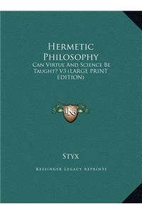 Hermetic Philosophy