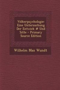 Volkerpsychologie