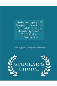 Autobiography of Benjamin Franklin