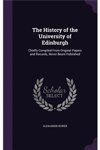 The History of the University of Edinburgh