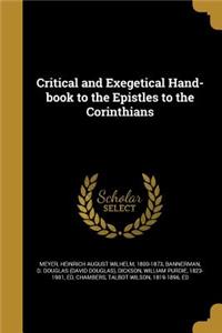 Critical and Exegetical Hand-book to the Epistles to the Corinthians