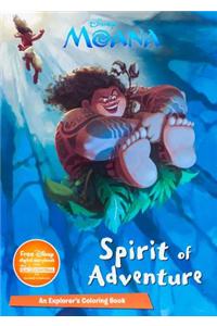 Disney Moana: Spirit of Adventure: An Explorer's Coloring Book
