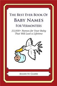 Best Ever Book of Baby Names for Vermonters