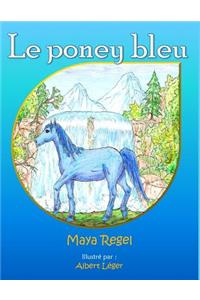 poney bleu