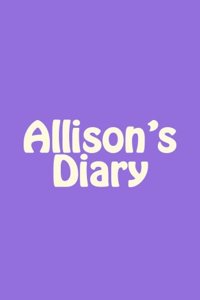 Allison's Diary