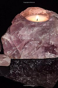 Pretty Rose Quartz Candleholder Crystal Journal