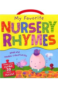 My Favorite Nursery Rhymes Book and Puzzle Set