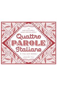 Quattro Parole Italiane Notecards