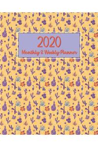 2020 Monthly & Weekly Planner