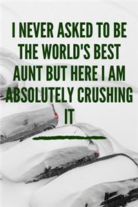 I never asked to be the World's Best Aunt But Here I am Absolutely Crushing it