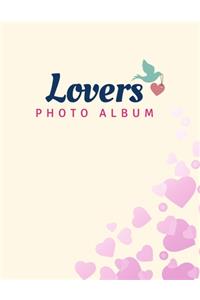 Lovers Photo Album: Valentines Photo Album with a Love theme - 8.5x11 in. ( Love Composition )