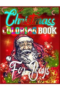 Christmas Coloring Book For Boys