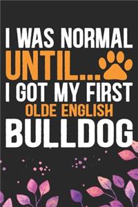I Was Normal Until I Got My First Olde English Bulldog