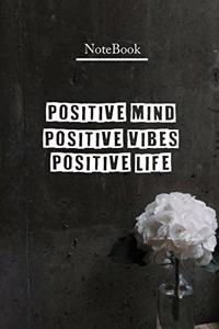 The Most Beautiful Journal Positive Mind/Positive Vibes/Positive Life