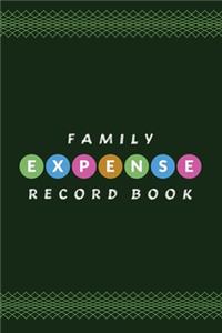 Family Expense Record Book