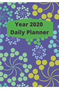 Year 2020 Fully Dated Monthly, Weekly And Daily Calender Planner