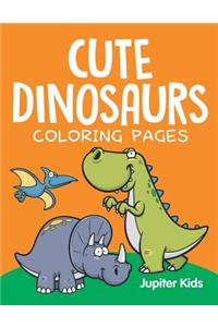 Cute Dinosaurs (Coloring Pages)