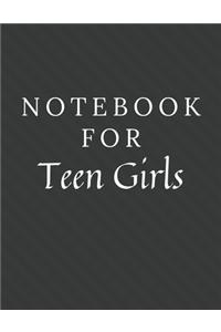 Notebook For Teen Girls