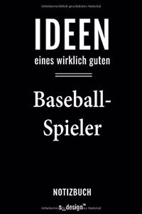 Notizbuch für Baseball-Spieler
