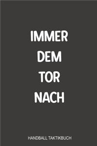 Immer dem Tor nach Handball Taktikbuch