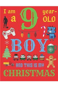 I Am a 9 Year-Old Boy Christmas Book