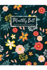 Monthly Bill Tracker Organizer Notebook