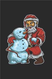 Santa With Snowman