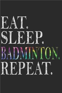 Badminton Notizbuch