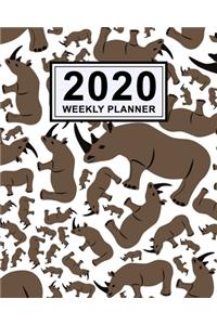Rhino Weekly Planner 2020