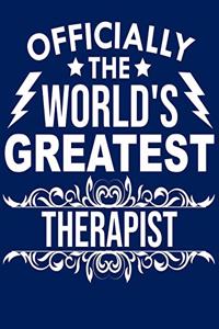 Officially the world's greatest Therapist