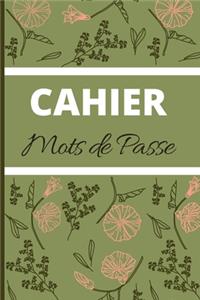 CAHIER Mots de Passe