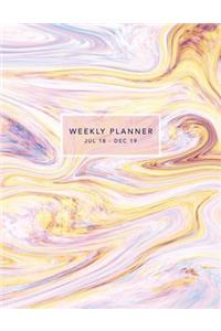 Weekly Planner Jul 18 - Dec 19